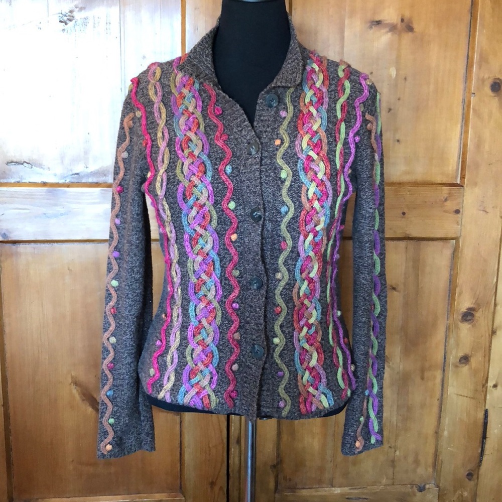 Talbots multicolored sweater